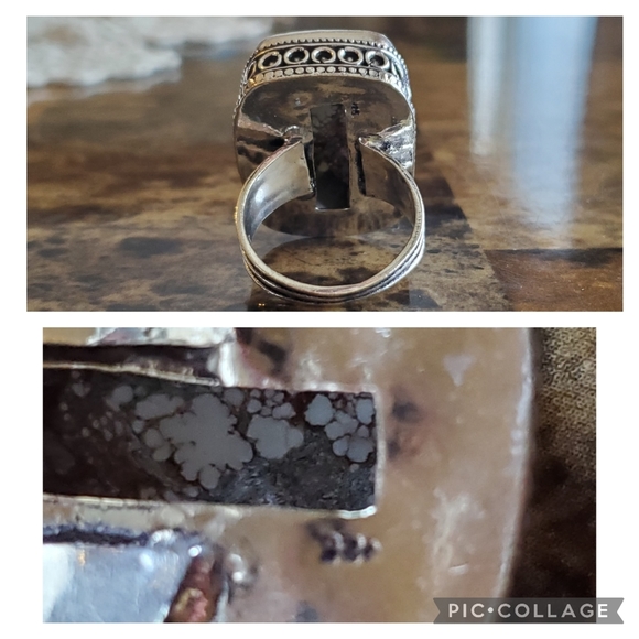 Genuine Huge Wild Horse Ring Size 9 - Picture 7 of 8